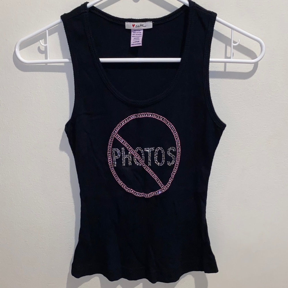 “No Photos Please” Kids Sequenced Tank
